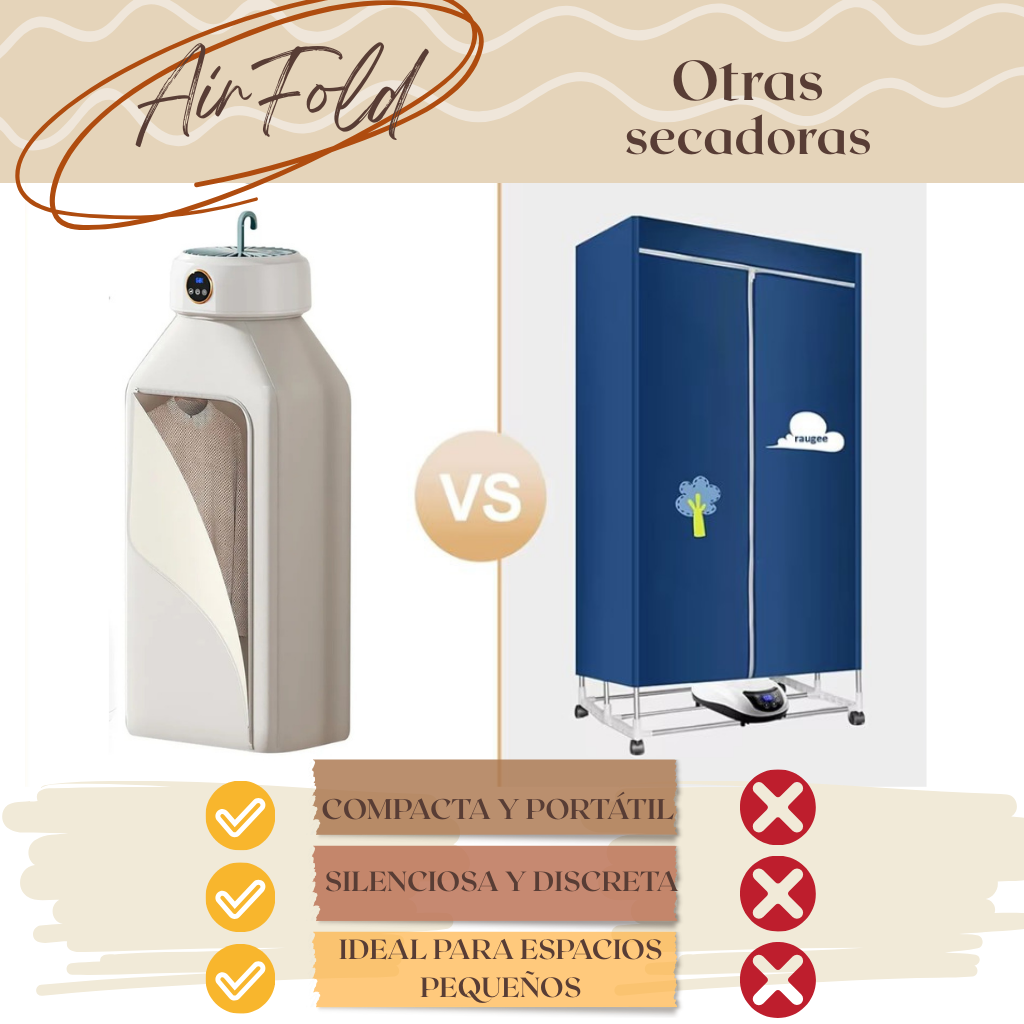 AIRFOLD - Secadora portátil de ropa